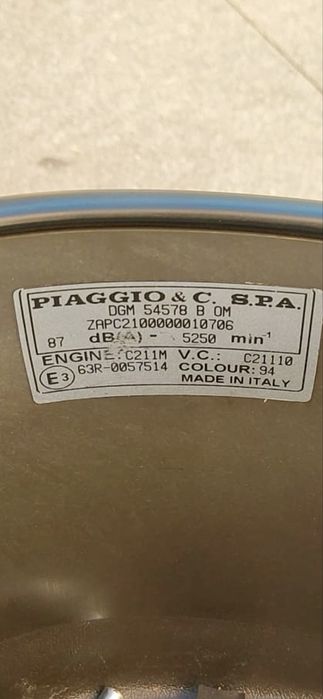 Scuter Piaggio NRG -910 Km