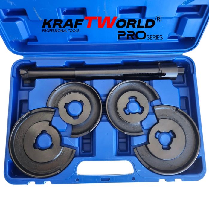 Комплект за монтаж/демонтаж на пружини KraftWorld Pro – 5 части
