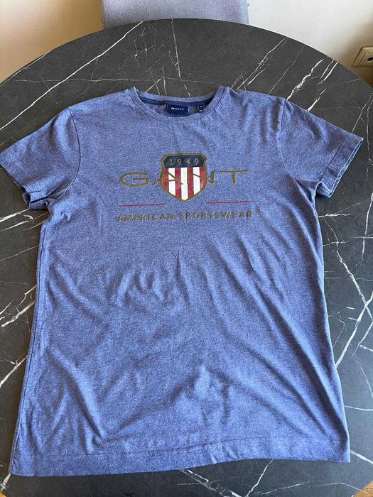 Tricou Gant albastru