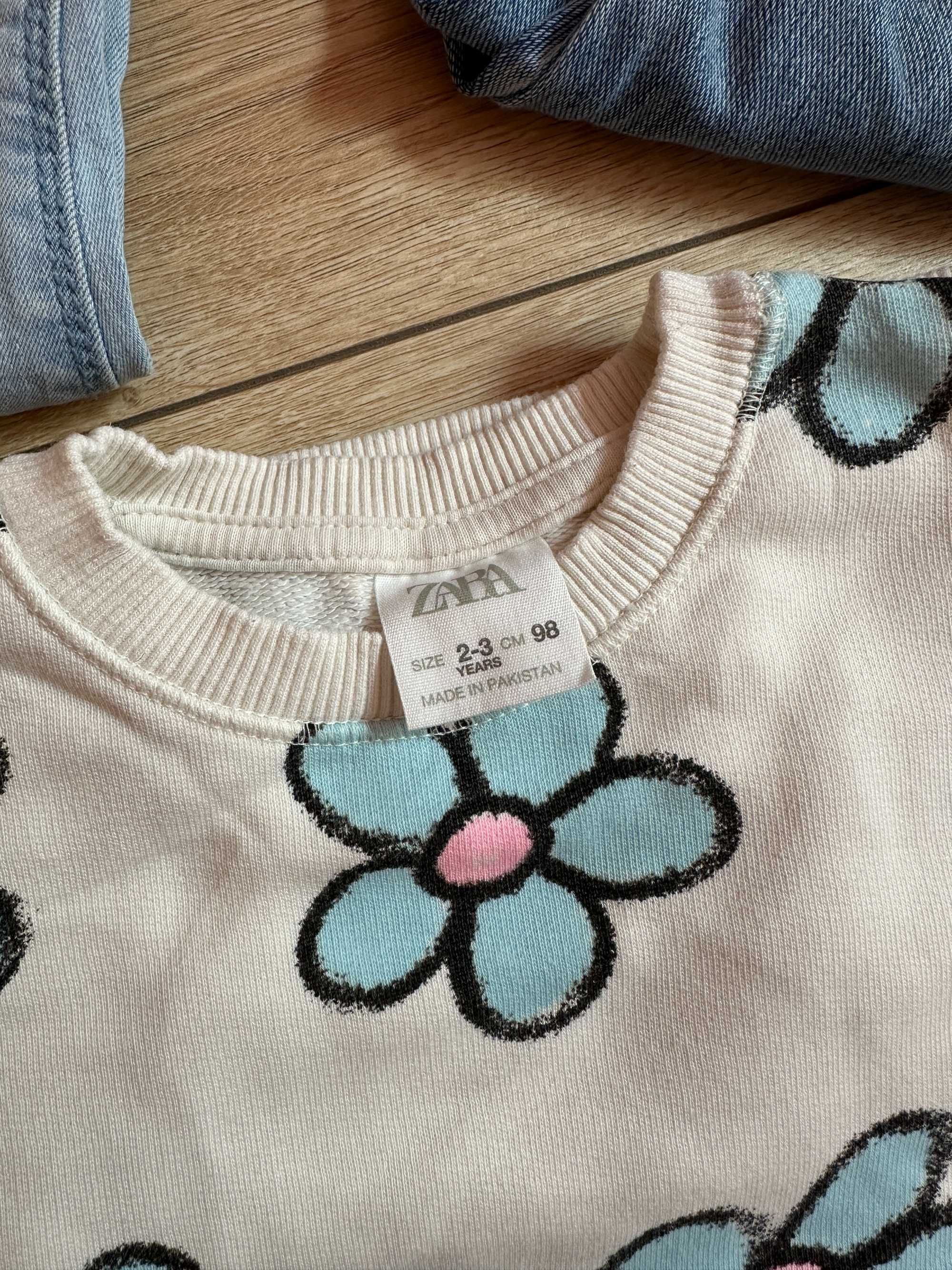 Комплекти суичър и клин Zara, 2-3г/98; суичър и дънки Zara,  2-3г/98