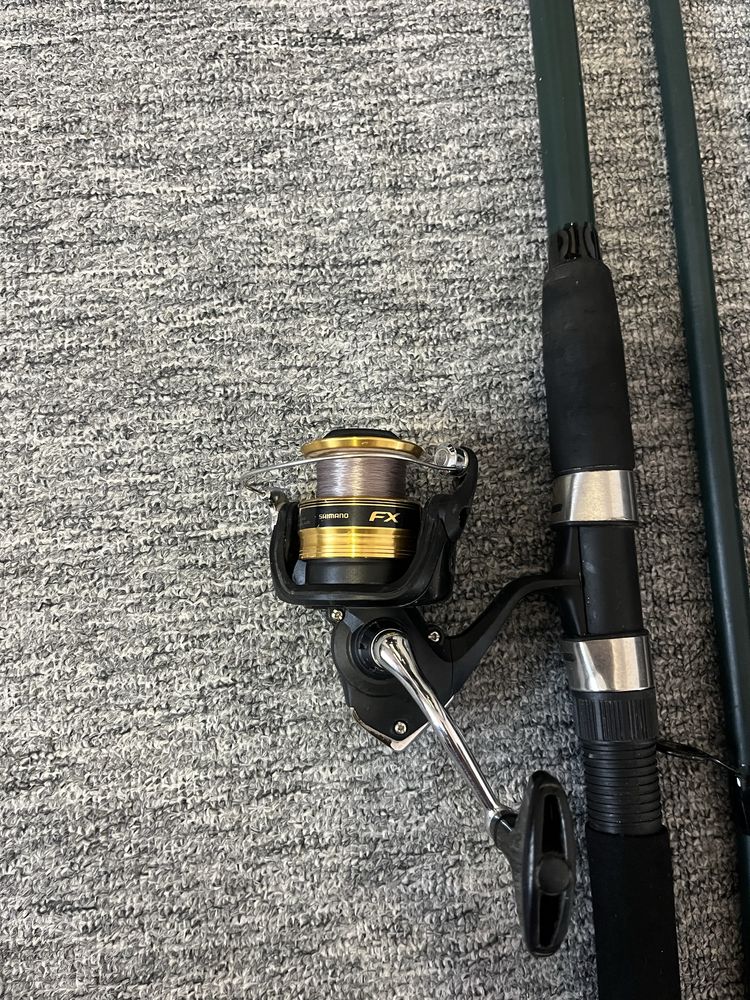 Lanseta feeder 80-120 g + mulineta shimano de 3000