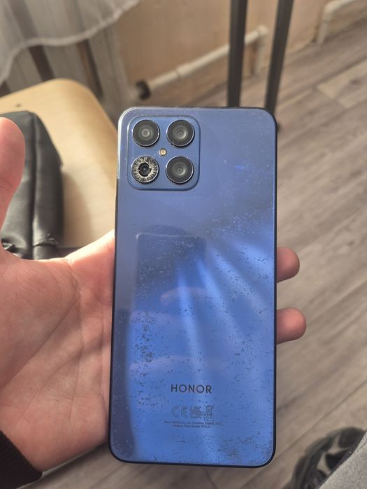 Honor x8 синего цвета