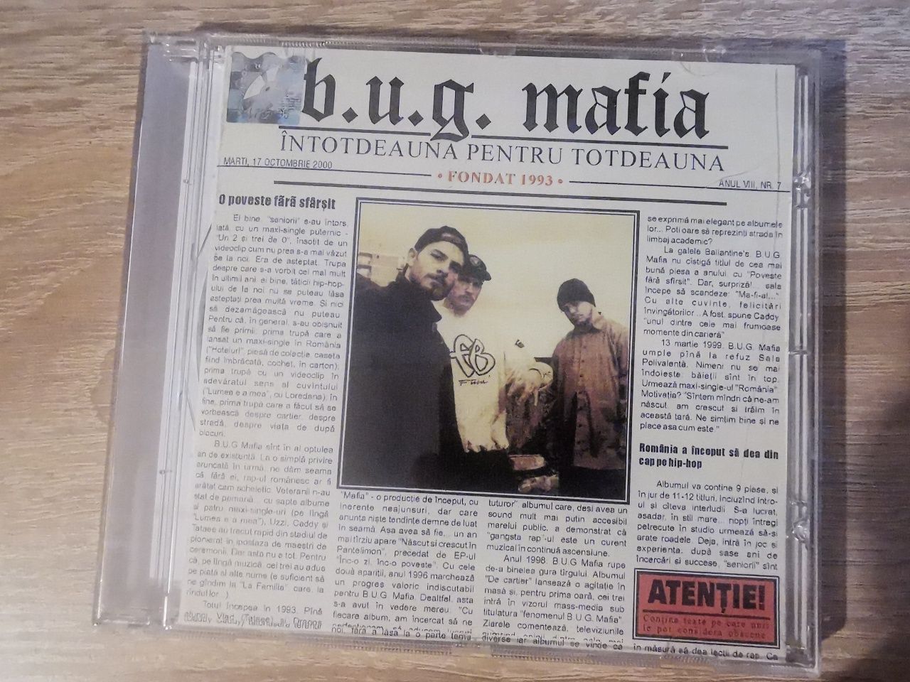 Album CD Bug Mafia Întotdeauna pentru totdeauna