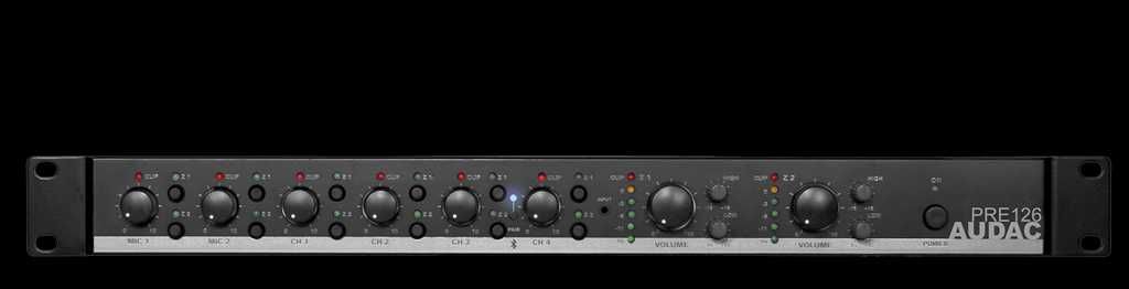 Mixer audio profesional  Audac PRE 126