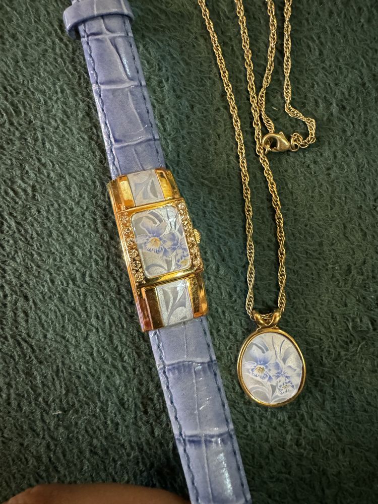 Set Andre Mounche de colectie placat cu aur 18 kt