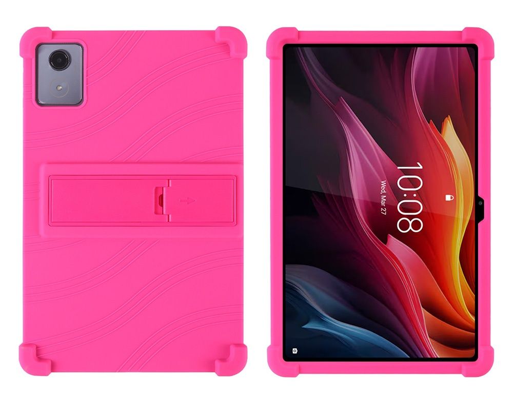 Lenovo Tab K11+ 11.45" 2024 / Удароустойчив силиконов кейс със стойка