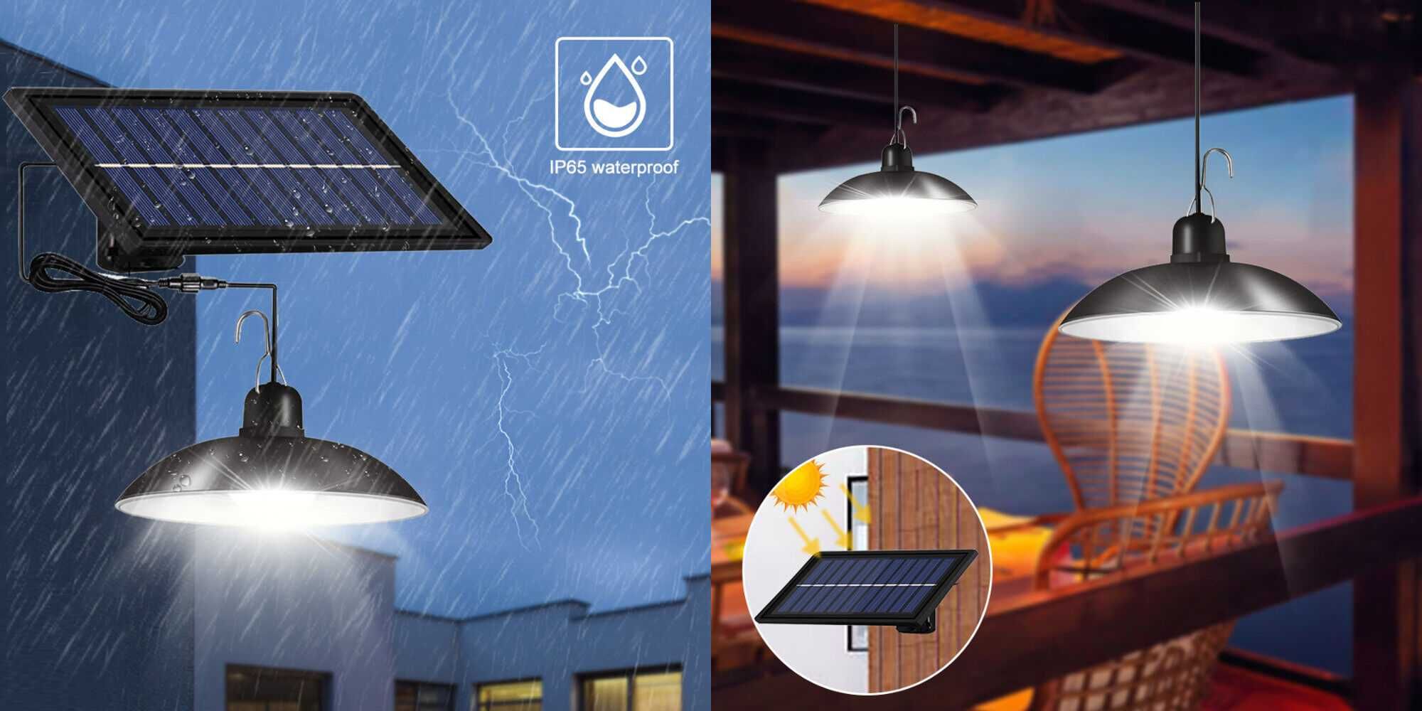 Lampa solara tip felinar cu fir de 3m =telecomanda. Nou ambalata!