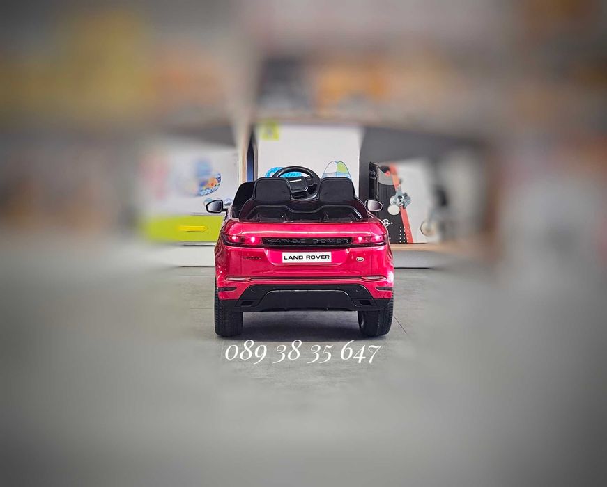 ТОП ЦЕНА!НОВО!Акумулаторен джип RANGE ROVER EVOQUE с 4Х4,12V,меки гуми