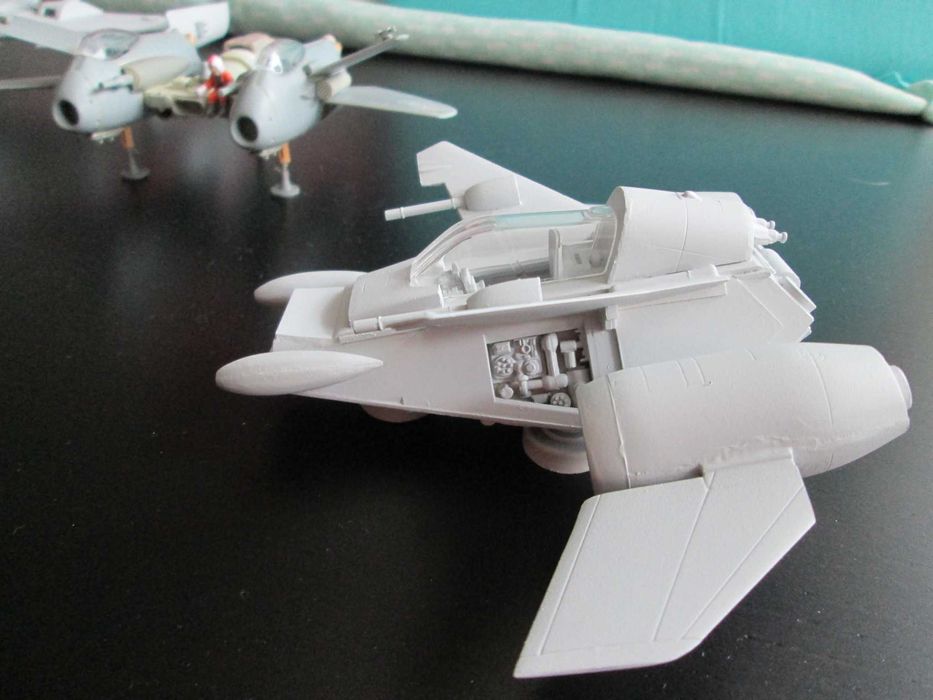 Space Fighter din universul Star Wars. Unicat, original (kitbashing)