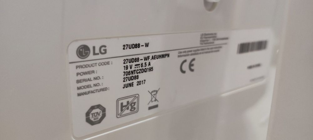 Monitor LG 27UD88 pentru piese
