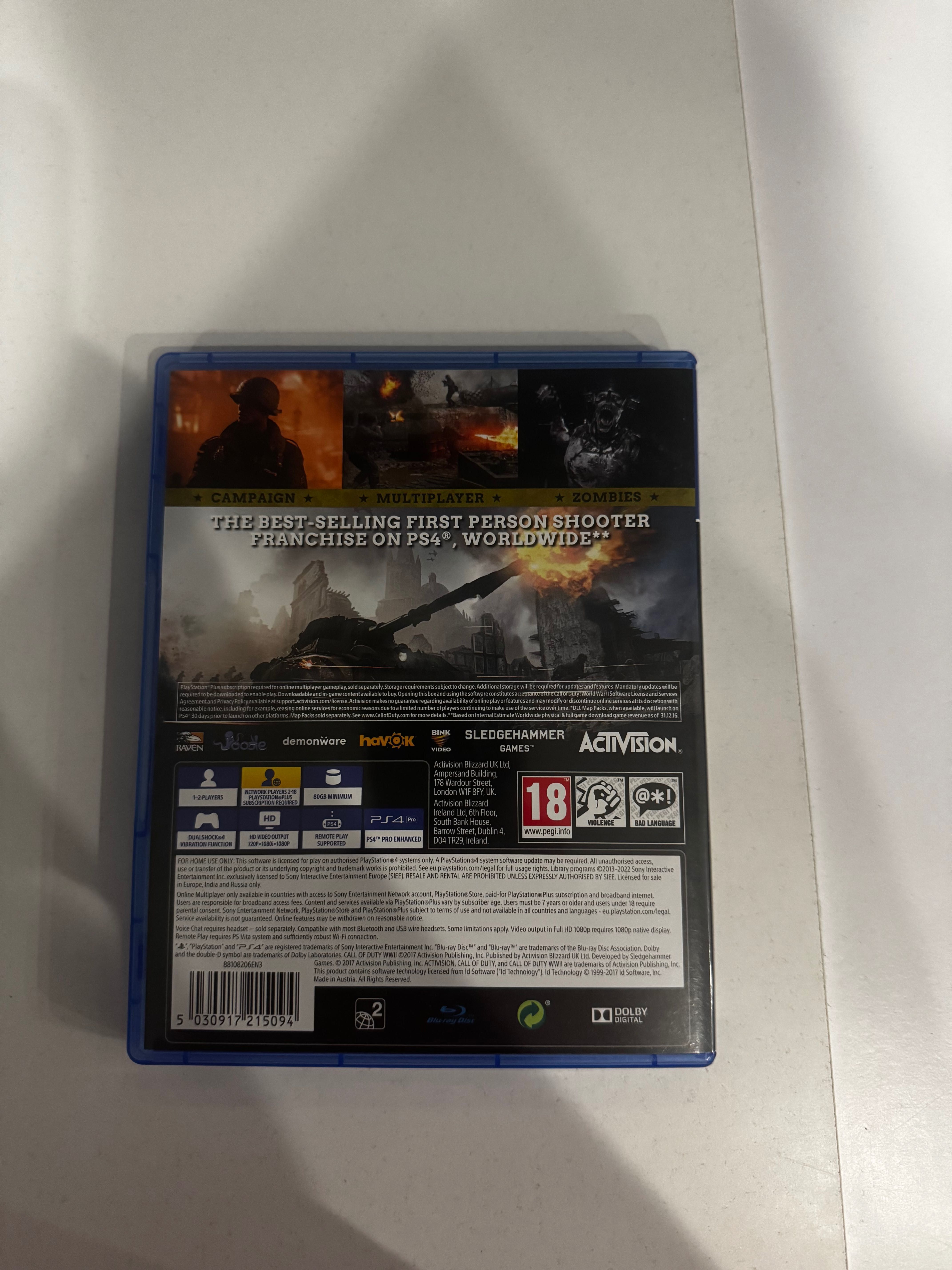 Игра Call of Duty: WW2
