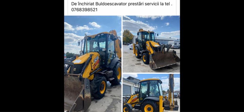 De închiriat buldoexcavator