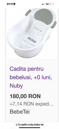 Vând cădiță bebe