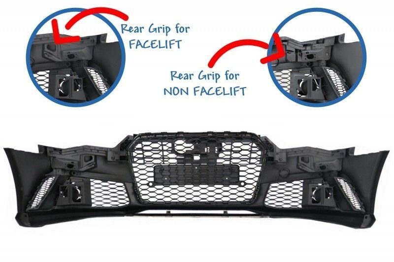 Bara Fata compatibil cu AUDI A6 4G RS6 Design Facelift (2015-2018) Cu