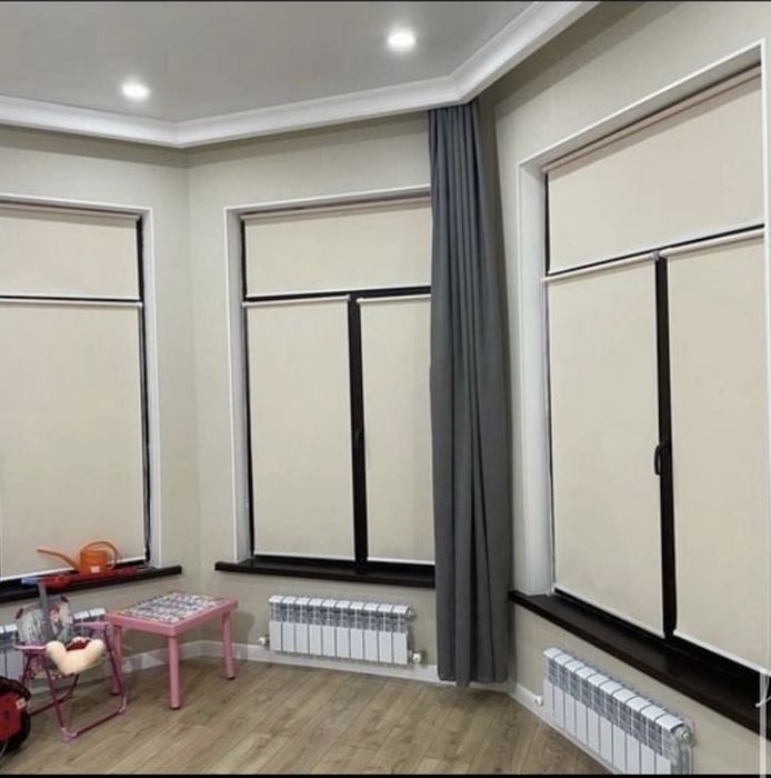 Жалюзи: ролл, шторы, день ночь, касетный и др