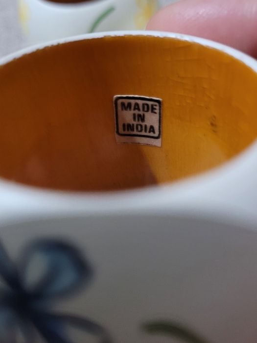 Комплект от 6  дървени пръстени за салфетки