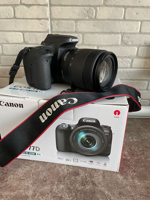 Фотоаппарат Canon 77D kit 18-135 IS USM WI-FI