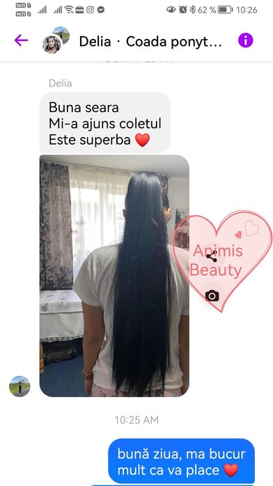 Cozi de par lungi 80.cm, diverse culori, drepte, extensii