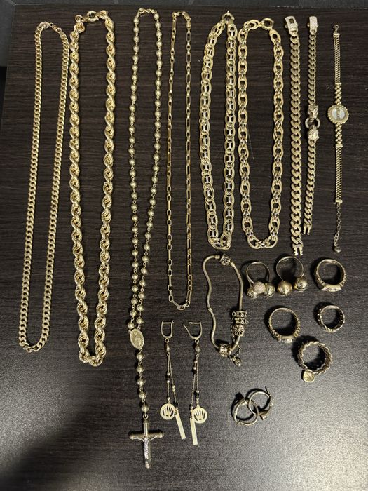 Lanturi bratari inele cercei din aur de 14ka