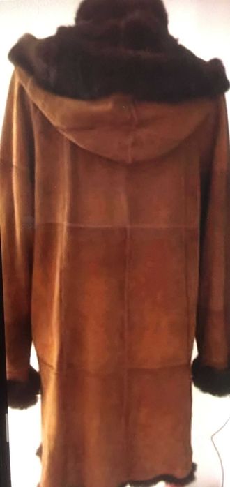 Cojoc cu blana naturala  vizon piele naturala