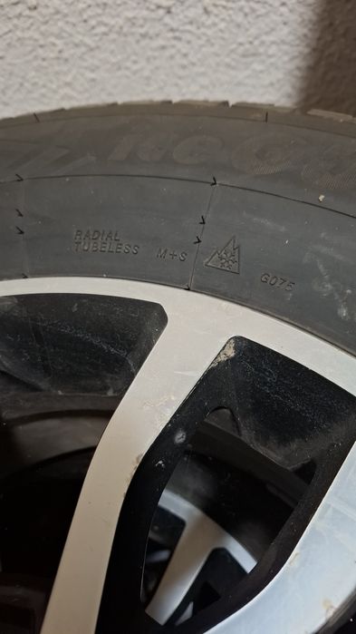 Автошина с титановыми дисками