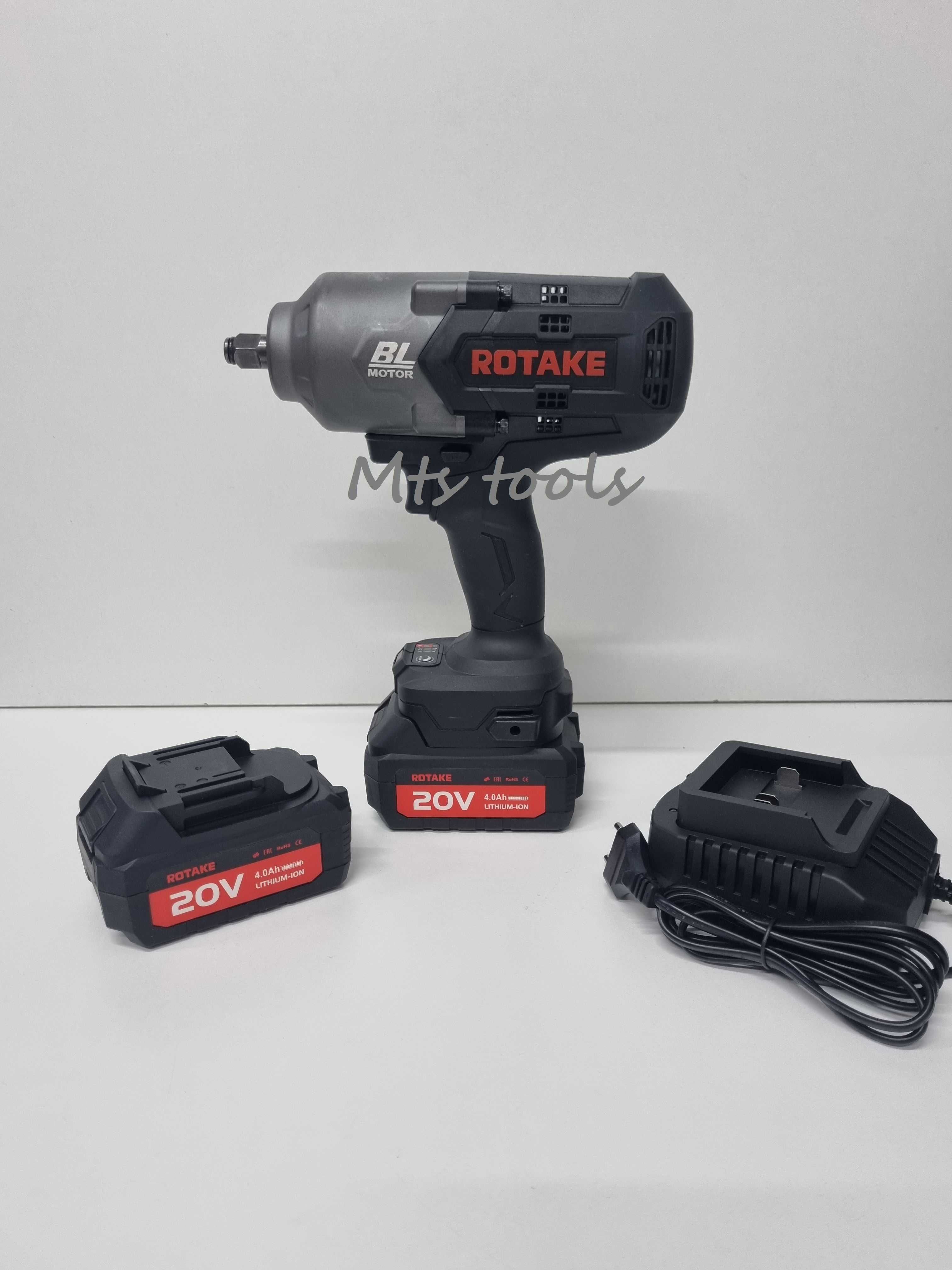 Pistol impact 1/2 rotake 20V 4.0 Ah 2 acumulatori 1080Nm