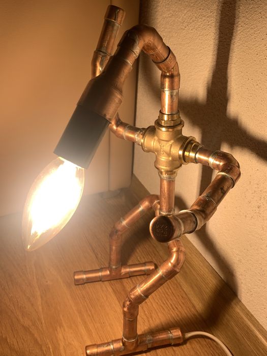 Veioza birou din cupru