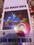 Bec led music bulb