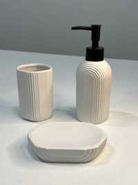 Набор из 3 керамических аксессуаров для ванной