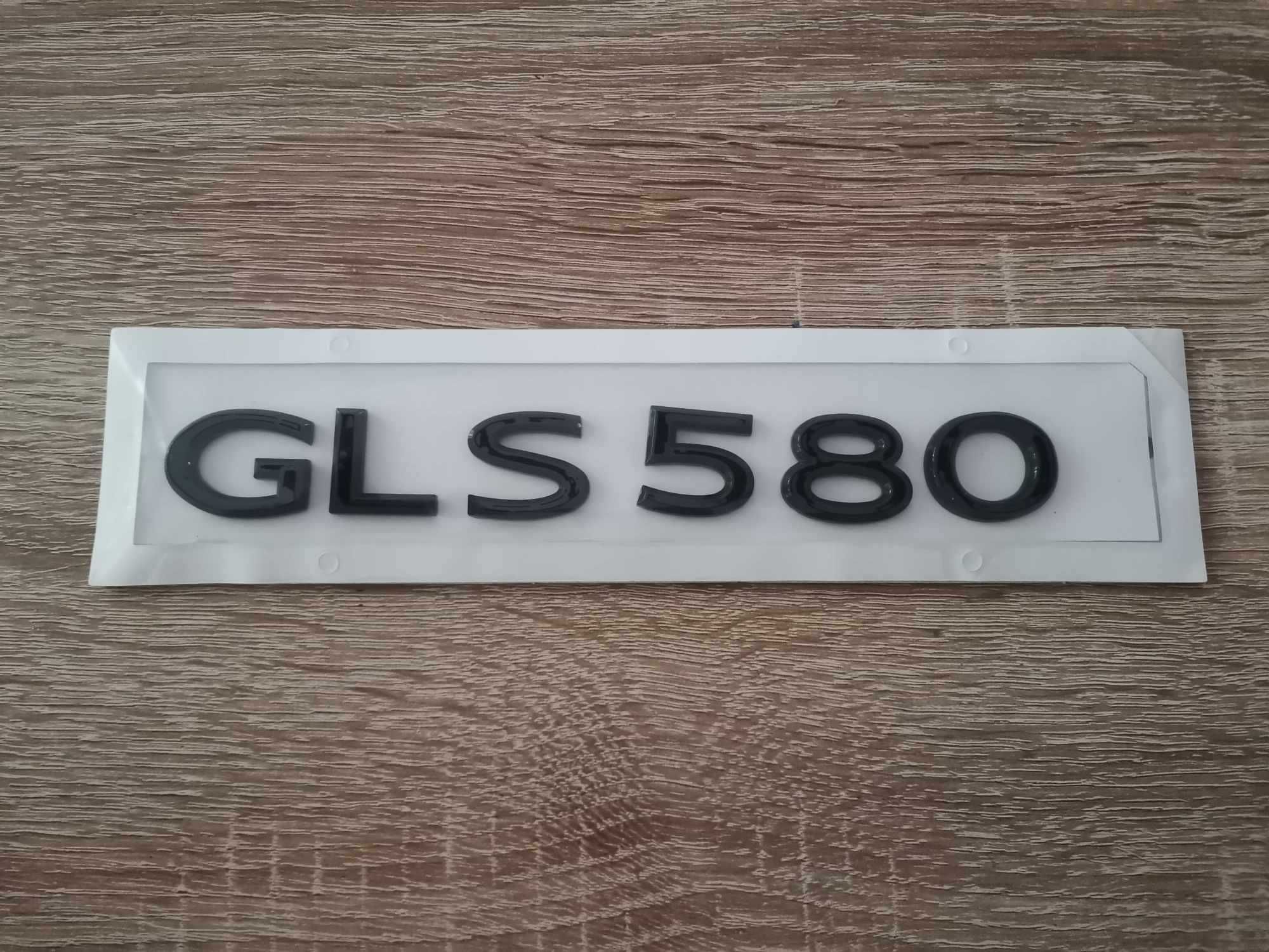 черен надпис нов стил Mercedes Benz GLS 580