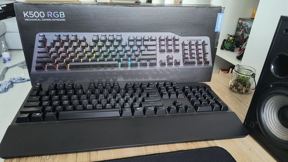 Tastatura gaming mecanica Lenovo Legion K500, iluminare RGB