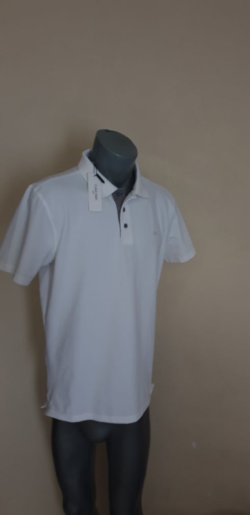 Calvin Klein  Stretch Pique Cotton  M НОВО! ОРИГИНАЛ! Мъжка Тениска!