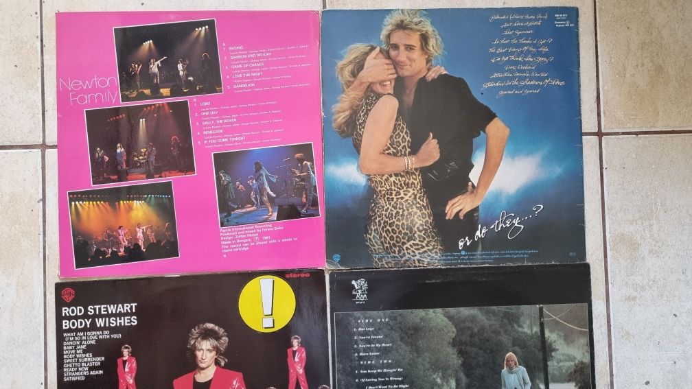 Vinil discuri Rod Stewart si Newton Family anii 80