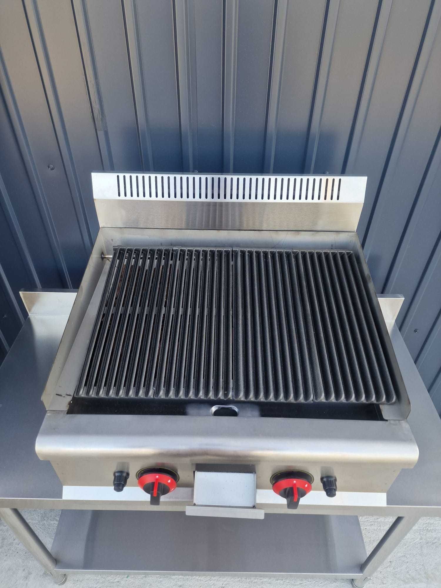 Plita cu Roca Vulcanica si Grill din fonta,5 kg de roca inclusa