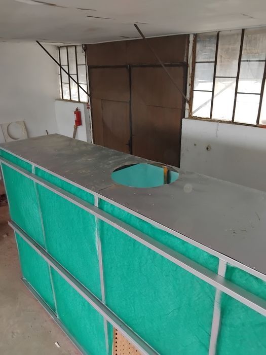 Cabina de vopsit tâmplărie 4m