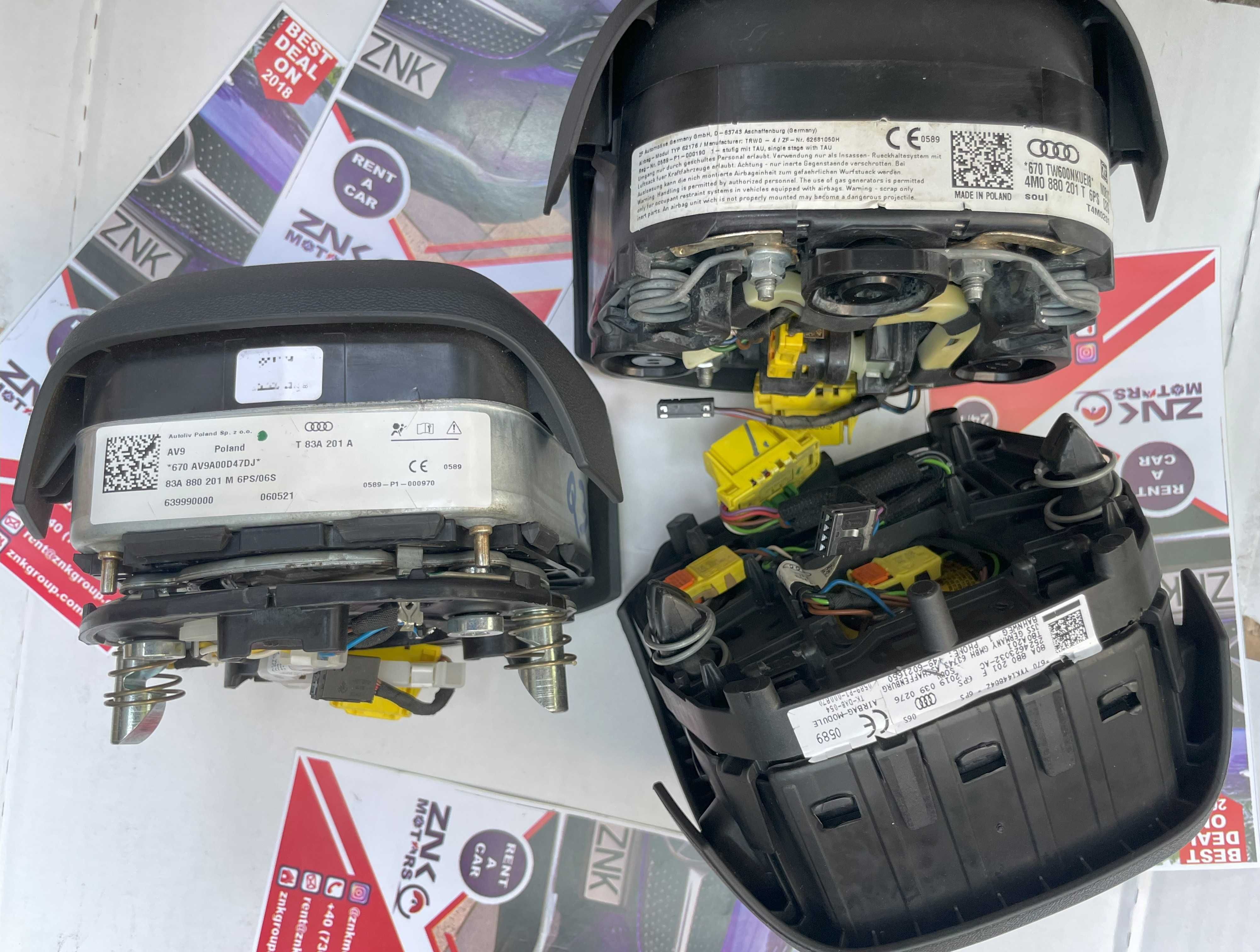AUDI Q3 Q5 Q7 Q8 airbag volan sofer 80a 82a fy 4M - orice model AUDI