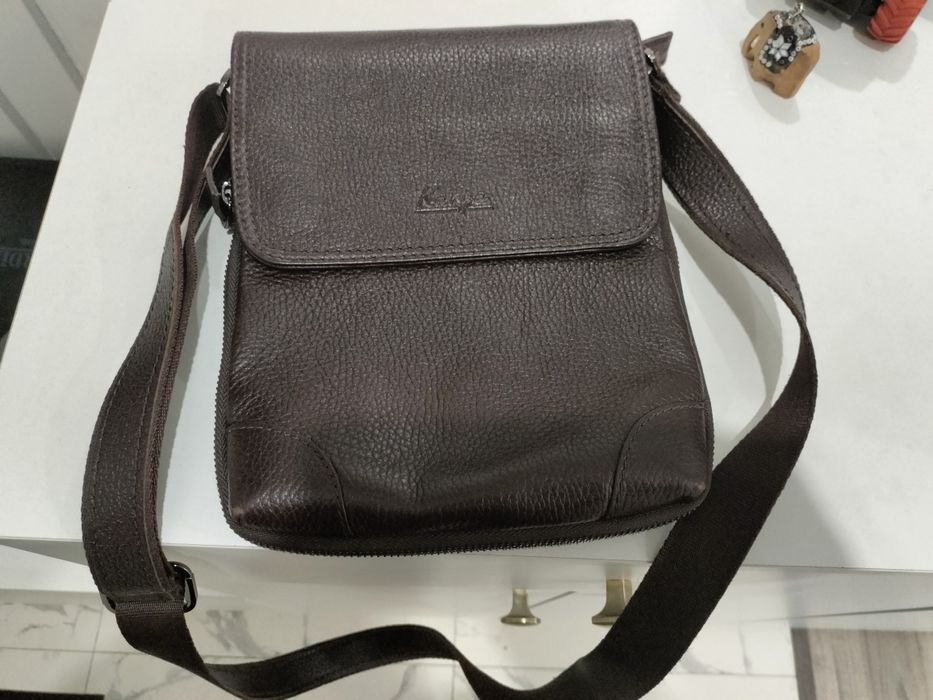 Барсетка Karya, натуральная кожа, производство Турция, почти новая