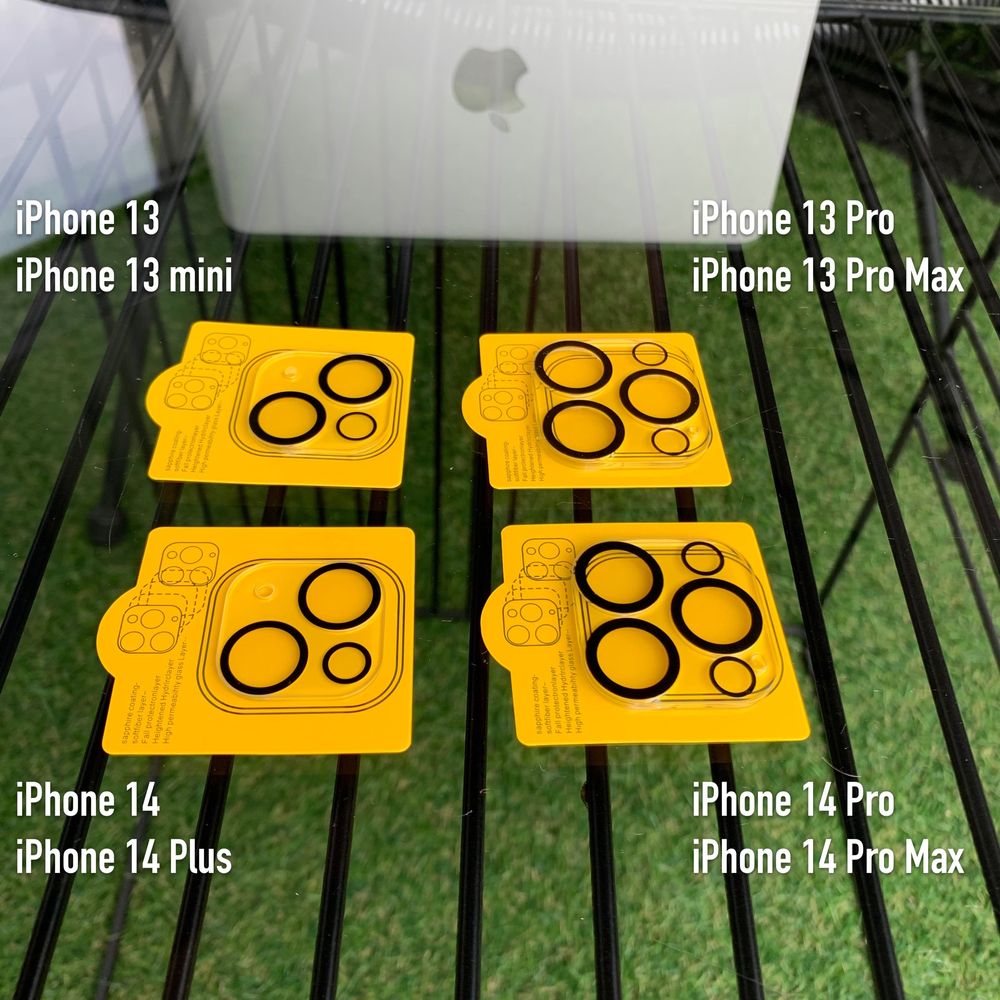 Протектори за камера за iPhone 15, 14 , 13, 12, 11 Pro Max Plus Mini