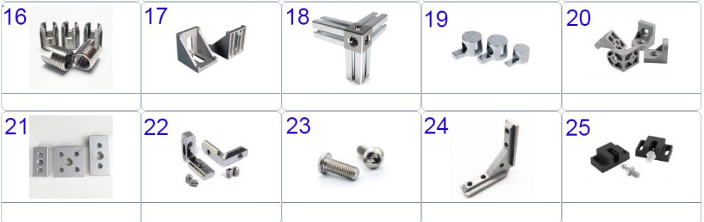 Componente CNC, ghidaje liniare, profile aluminiu, motoare pas cu pas
