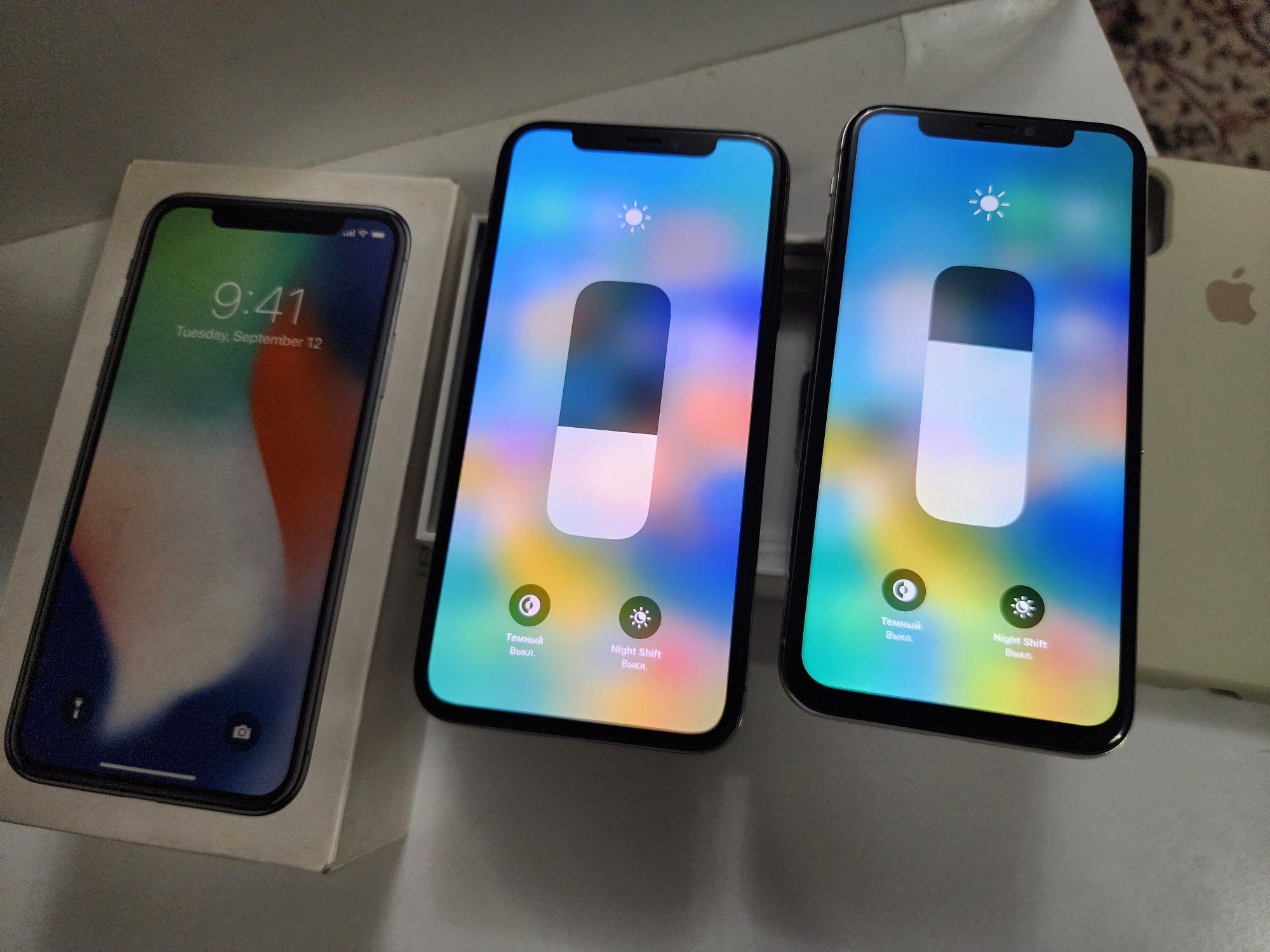 Iphone X LL/A White 64GB Bat 100% Karobka Dk Srochna Face boshqa Xamma