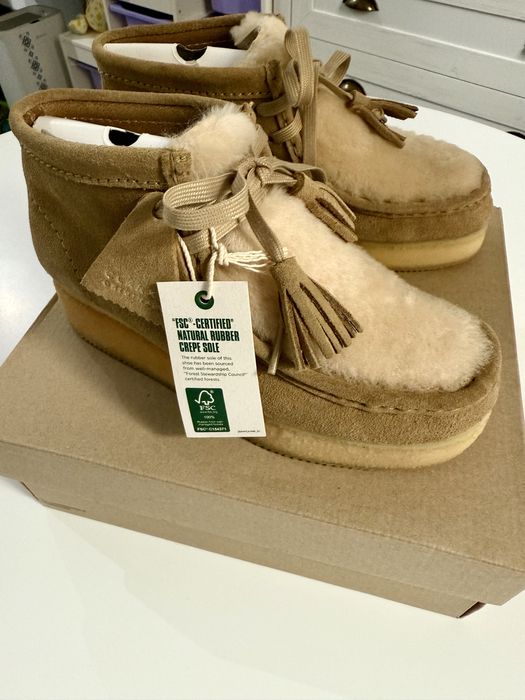 Ghete Clarks Originals piele naturala