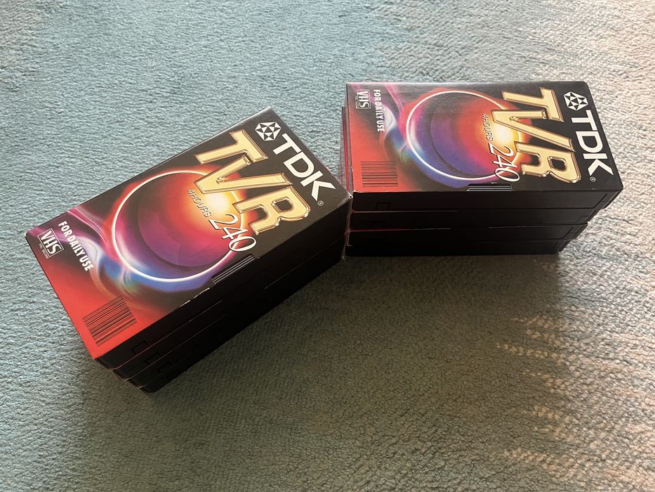 Casete Video VHS Basf Kodak Tdk 240 minute