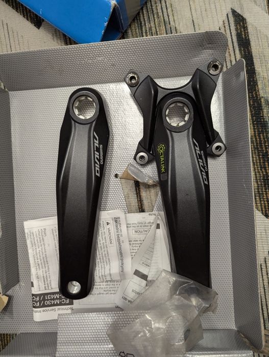 Продам шатуны shimano alivio оригинал новые