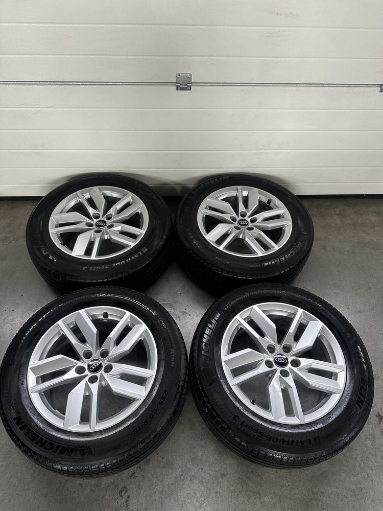 Jante 18 ORIGINALE Audi Q5 FY Vara 235/60/18 Michelin Q 5 al
