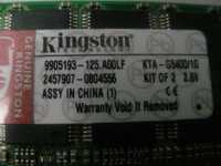Vand DDR 1 pentru Apple Kingston KTA- G5400-1 GB Kit (2x512 MB)
