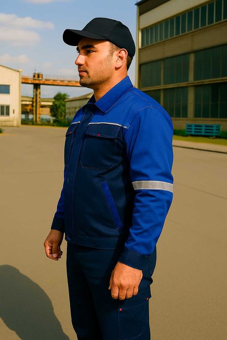 Костюм рабочий демисезонный (китель + брюки) размеры:48-52