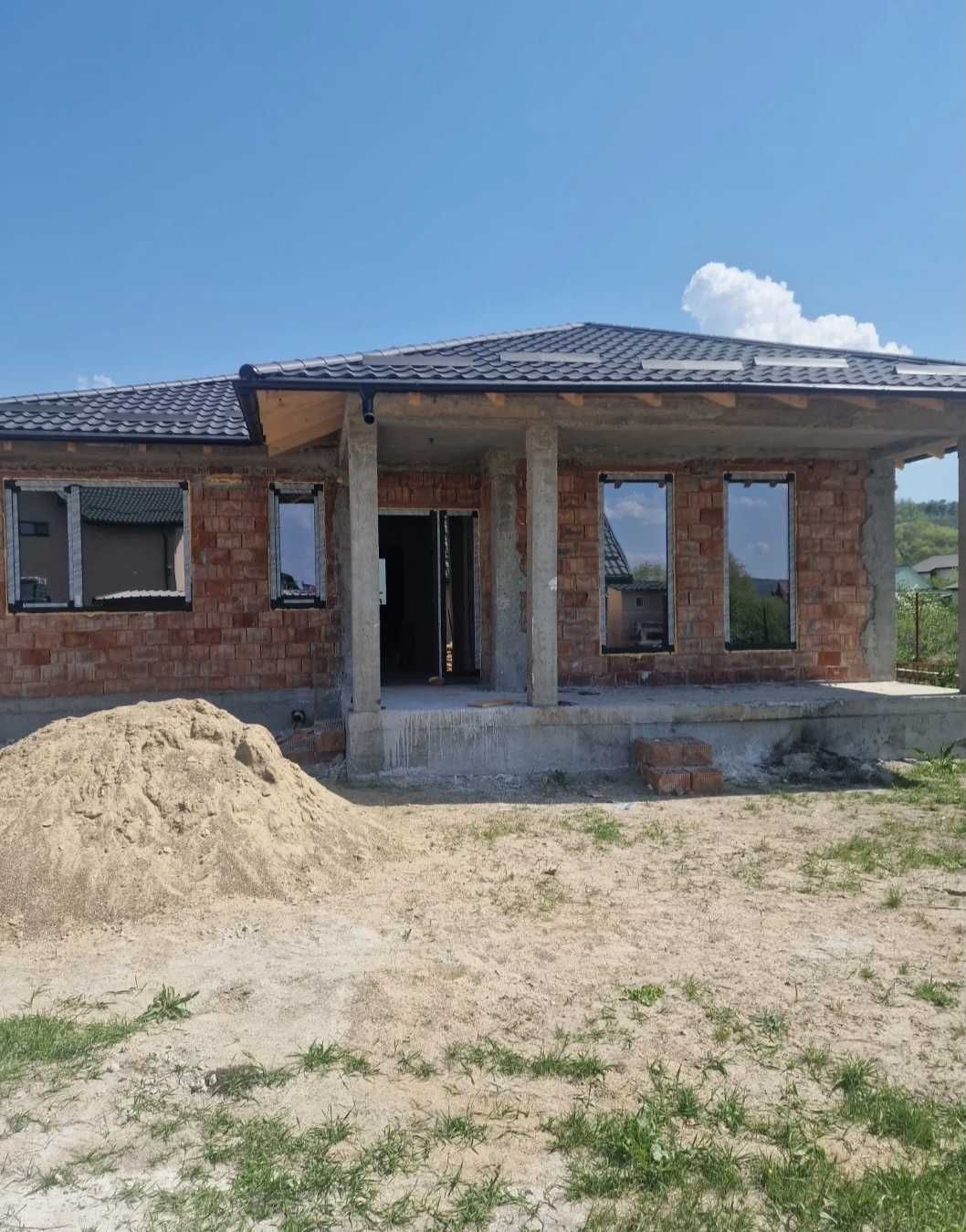 Casa/ construcție nouă, pe parter in Muntenii de jos/ Vaslui