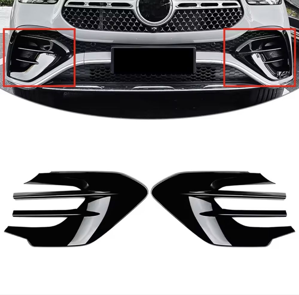 Emblema grila centrala Mercedes GLE GLS Full Black negru lucios 2020+