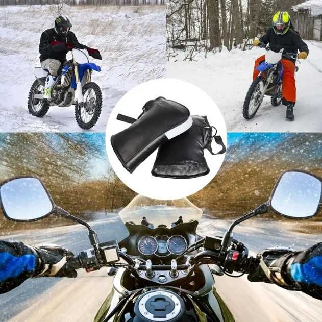 Aparatori maini/Protectii/Manusi impermeabile ghidon moto/scuter/atv
