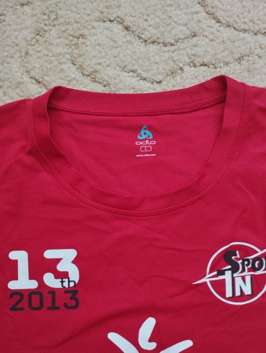 Tricou de damă de culoare roșie Odlo, mărimea L